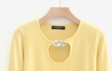 ELEGANCKI Modny SWETER SWETEREK BLUZKA DUŻO KOLORÓW