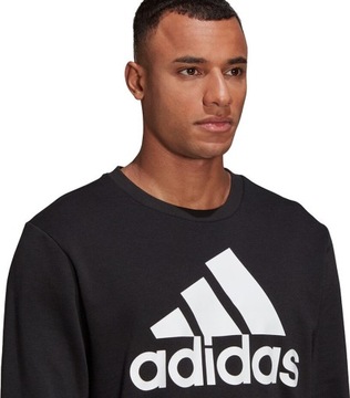 BLUZA MĘSKA ADIDAS ESSENTIAL SWEATSHIRT DRESOWA CZARNA r L