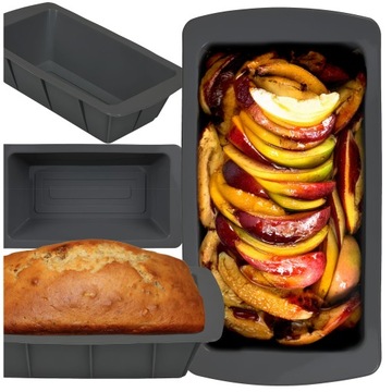 FORMA DO PIECZENIA SILIKONOWA KEKSÓWKA NON-STIC DO CHLEBA PASZTETU 15X25CM