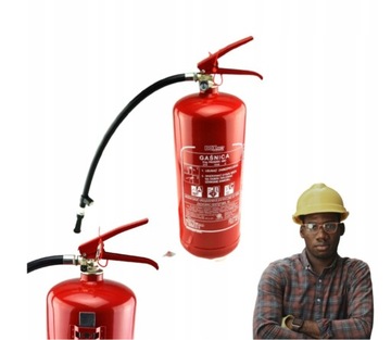 ПОРОШКОВЫЙ ОГНЕТУШИТЕЛЬ 6 КГ ABC Вешалка Наклейка