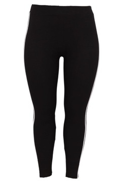LEGGINSY SPORTOWE DAMSKIE W PASKI BAWEŁNIANE Z WYSOKIM STANEM DUŻE ROZMIARY