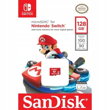 Карта SanDisk Ultra microSDXC 128 ГБ Nintendo Switch 100 МБ/с A1 V30