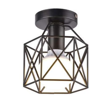 industry semi -rushing Retro small ceiling lamp
