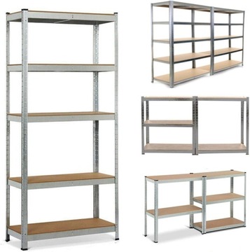 ГАРАЖНЫЙ МЕТАЛЛИЧЕСКИЙ СТЕЛЛАЖ 180x90x40см