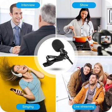 Петличный микрофон с зажимом для телефона Универсальный микрофон USB-C