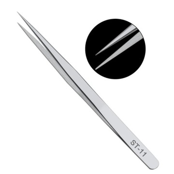 Stainless Steel Long Forceps Straight Head Elbow Medical Tweezers ST-10,