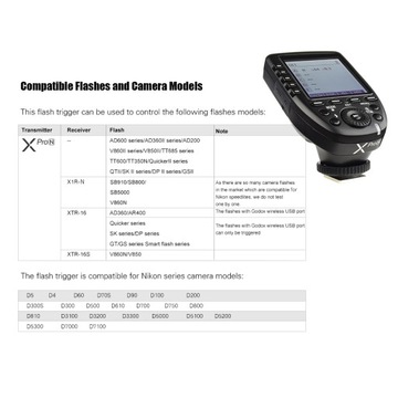 Передатчик триггера вспышки Godox Xpro-N i-TTL от