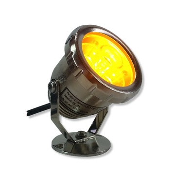 LAMPA LED - REFLEKTOR ZE STALI -QL 25 3W ŻÓŁTY