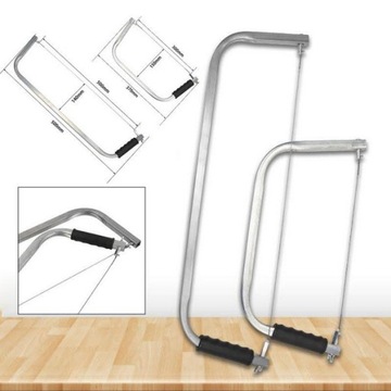 Пила для волос, алюминиевая струнная пила 30 см.