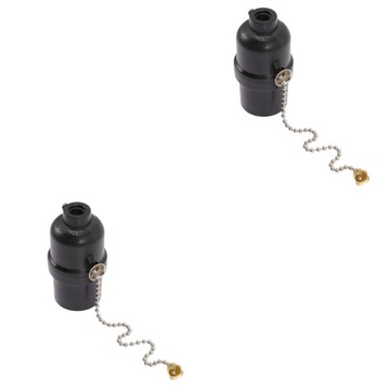 Adapter wylotowy E27 Uchwyt lampy ze sznurkiem