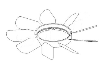 MERCEDES W124 201 TOPRAN ВЕНТИЛЯТОР ВЕНТИЛЯТОР