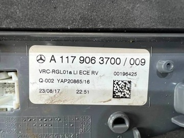 MERCEDES CLA 117 W117 FACELIFT SVĚTLO ZADNÍ LEVÝ EVROPA A1179063700