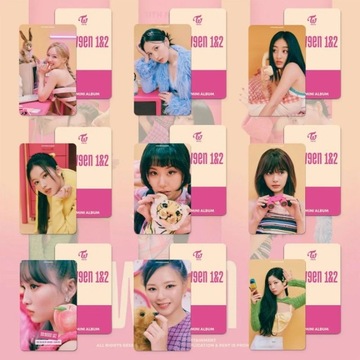 9 шт./компл. новый альбом Kpop TWICE между 1 и 2 фотокартами, коллекция ломо-карт