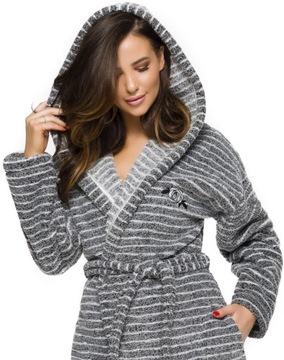 ТЁПЛЫЙ, КОРОТКИЙ, ВНИЗ, ЖЕНСКИЙ КОМНАТНЫЙ ХАЛАТ М