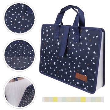 Пластиковая папка для документов, расширяемая и портативная.