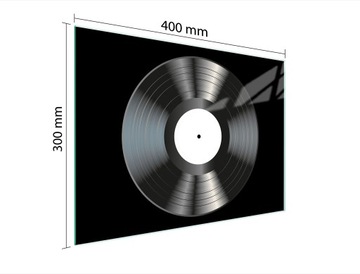 SZKLANA DESKA DO KROJENIA 40x30 WINYL SZYBA HARTOWANA