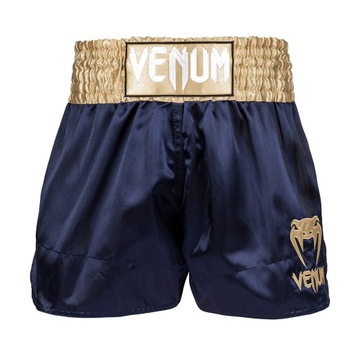 Spodenki treningowe męskie Venum Classic Muay Thai navy/gold M