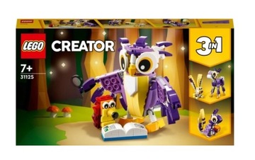 LEGO Creator 3 w 1 31125 Fantastyczne leśne stworzenia