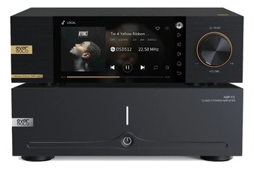 Końcówka mocy 145W EverSolo AMP-F2 + streamer DMP-A6 Master Edition