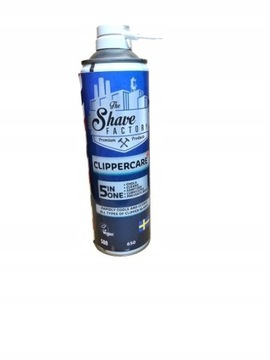 Spray do maszynek The Shave Factory Clipper Care 5in1 dezynfekcja 500ml
