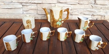 Stare naczynia ceramiczne sygnowane dzbanek cudo