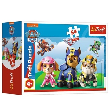 Puzzle 54 Mini Psi Patrol - Drużyna Psiego Patrolu Paw Patrol Trefl 19756