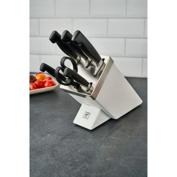 Zwilling Four Star Zestaw 5 noży w bloku samoostrz