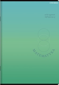 Zeszyt w kratkę A5 TOP-2000 MATEMATYKA 60k MIX