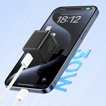 КАБЕЛЬ BASEUS FAST USB-C/USB-C ПРОЧНЫЙ КАБЕЛЬ 30 Вт ДЛЯ КОМПЬЮТЕРНОГО ТЕЛЕФОНА 1 м