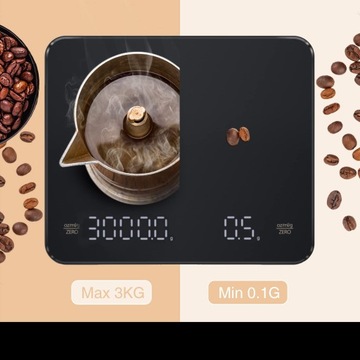 Wysoka Precyzja Cyfrowa Waga do Kawy z Timerem