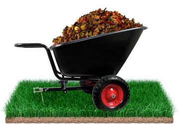 WÓZEK PRZYCZEPKA DO TRAKTORKA 400KG KIPER JAPONKA Z DYSZLEM