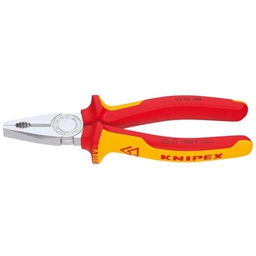 Szczypce uniwersalne 160 mm chromowane 1000 KNIPEX