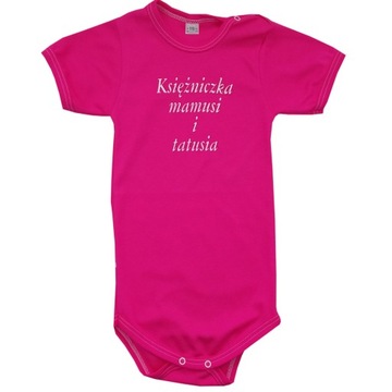 Body krótki rękaw 116 cm Księżniczka