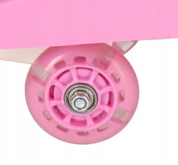 ГРАВИТАЦИОННАЯ ПОЕЗДКА НА ДЕТСКОМ АВТОМОБИЛЕ СО СВЕТЯЩИМИСЯ СВЕТОДИОДНЫМИ КОЛЕСАМИ, РОЗОВЫЙ