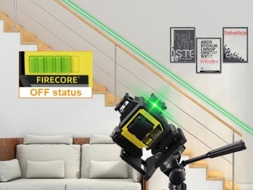 Лазерный перекрестный лазер Firecore F95T-4G НОВЫЙ ЖК-дисплей