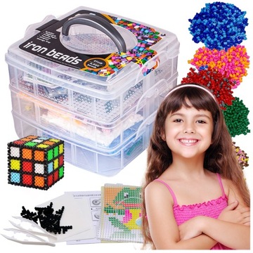 МЕГА НАБОР 6000 ГЛАДИЛЬНЫХ БУСИН ДЛЯ ГЛАЖКИ XXL ТВОРЧЕСКИЙ ПОДАРОК