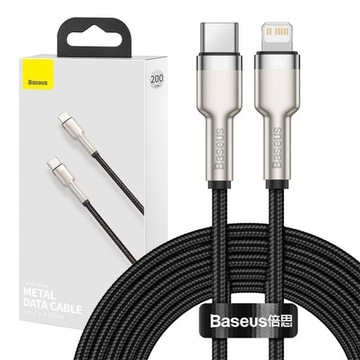 BASEUS MOCNY KABEL PRZEWÓD USB TYPU C DO LIGHTNING DO IPHONE PD 20W 2M