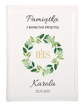 ALBUM na zdjęcia KOMUNIA Twój nadruk komunijny