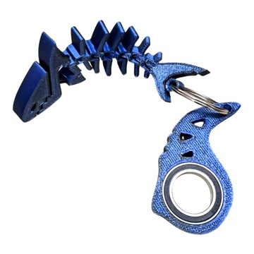 КОМБИНИРОВАННЫЙ НАБОР KEYRAMBIT KEYSPINNER + SHARK SHARK BLUE TIKTOK
