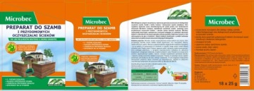 MICROBEC Ultra бактерии для септиков ПАКЕТЫ 18х25г