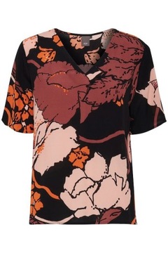 A36719K SU1 BLUZKA V-NECK PRINT ICHI 38