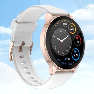 SMARTWATCH ЖЕНСКИЕ ЧАСЫ ПОЛЬСКОЕ МЕНЮ СПОРТИВНЫЙ ЗВОНОК ЧСС SMART WATCH PL