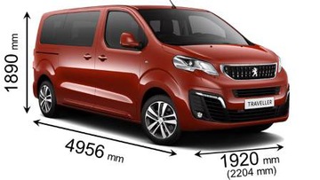 TOYOTA PROACE II 2016+ СРЕДНИЙ СТАНДАРТ M L2H1 БАГАЖНИК