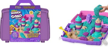 KINETIC SAND PIASEK KINETYCZNY WALIZKA + AKCESORIA