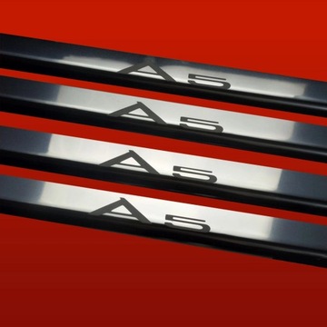 AUDI A5 B8 PŘED FACELIFTEM SPORTBACK LIŠTA PRAHU ZAKONČENÉ LESK SE