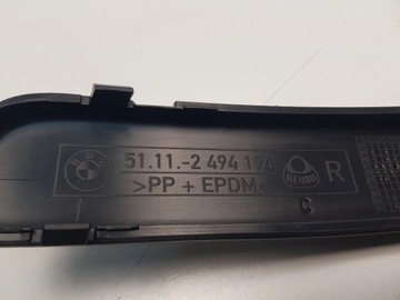 BMW 5 E-39 M-PAKET LIŠTA NÁRAZNÍKU PRAVÁ 51112494194