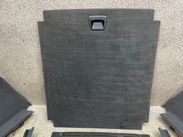 Боковины салона, пол, обивка багажника, крышка, винты, BMW X3 F25, черный