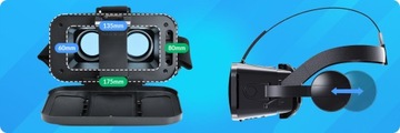 ОЧКИ VR ОЧКИ ДЛЯ ПРИМЕНЕНИЯ ДРОНА 360 УДАЛЕННЫЙ ГЕЙМПАД НАУШНИКИ ДЛЯ ТЕЛЕФОНА