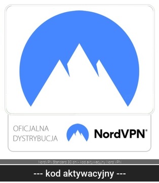 NordVPN Standard 30 dni - kod aktywacyjny Nord VPN