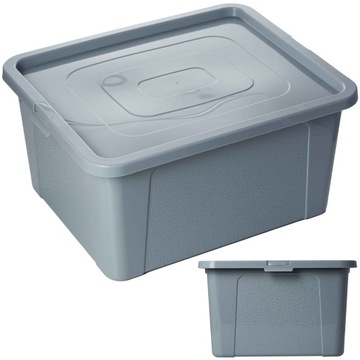 POJEMNIK PUDEŁKO BOX PLASTIKOWE Z POKRYWĄ 20 L